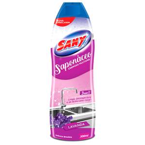 SAPONÁCEO CREMOSO 300ml LAVANDA SANY
