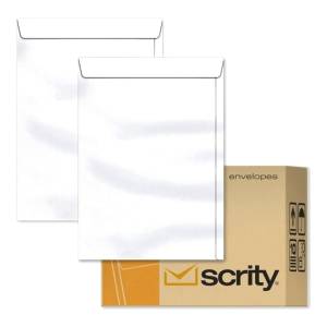 ENVELOPE SACO BRANCO 260x360mm CX. C/ 250 Unid. - SCRITY