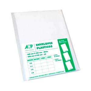 ENVELOPE PLÁSTICO MEMORANDO 2 FUROS - ACP 