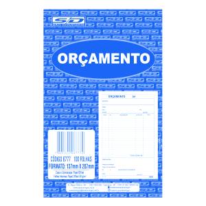 BLOCO ORÇAMENTO 139x209mm C/ 100Fls - SÃO DOMINGOS
