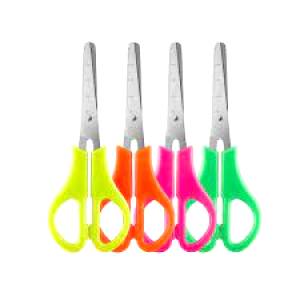 TESOURA 13cm ESCOLAR COLORIDA - BRW