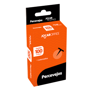 PERCEVEJO LATONADO CX. C/ 100 Unid. DOURADO - JOCAR OFFICE