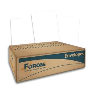 ENVELOPE SACO BRANCO 310x410mm CX. C/ 100 Unid. - FORONI