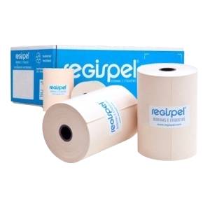 BOBINA TÉRMICA 80mmX40m KPR PALHA C/ 30 Unidades REGISPEL