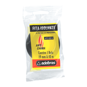 FITA ISOLANTE ANTICHAMA 19mmx10m ADELBRAS