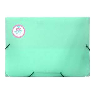 PASTA SANFONADA A4 C/ 12 DIVISÓRIAS VERDE BREEZE - DAC