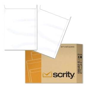 ENVELOPE SACO BRANCO 125x176mm CX. C/ 250 Unid. - SCRITY