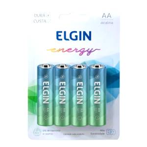 PILHA ALCALINA AA C/ 4 Unid. - ELGIN