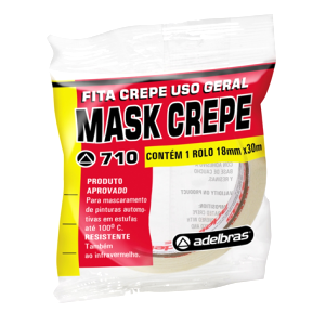 FITA CREPE LISA 18mmx30m - ADELBRAS