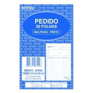 BLOCO PEDIDO MULTIVIAS VIAS 137x207mm C/ 50Fls - SÃO DOMINGOS