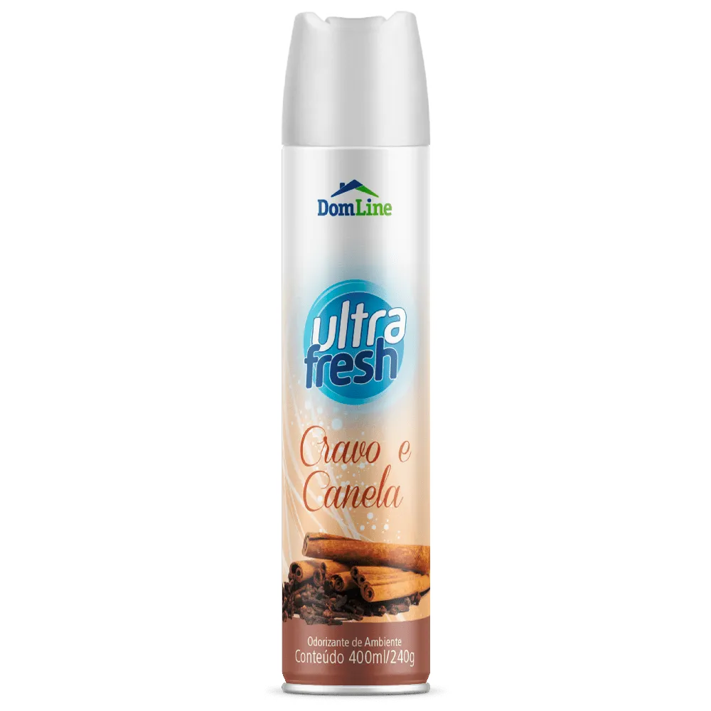 ODORIZADOR ULTRA FRESH 400ml CRAVO/CANELA - DOM LINE  