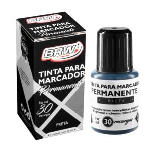 TINTA PARA MARCADOR PERMANENTE PRETO 20ml - BRW