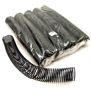 ESPIRAL PLÁSTICO 45mm PRETO C/ 15 Unid. - PLASPIRAL 