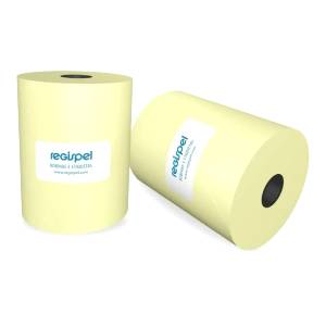 BOBINA TÉRMICA 57mmx22m Amarela (Unidade) - REGISPEL 