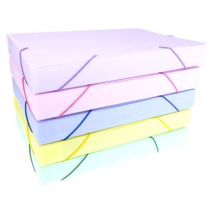 PASTA ABA ELÁSTICO OFÍCIO 335x235x40mm SORTIDA SERENA - DELL