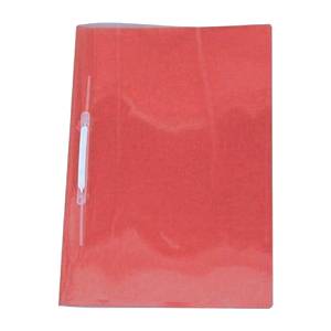 PASTA PLÁSTICA GRAMPO TRILHO 335x226x10mm VERMELHA - ACP