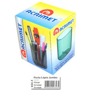 PORTA LÁPIS JUMBO BRANCO - ACRIMET
