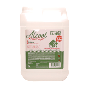 Alcool Líquido 70% 5L Protect Max - Waltrick