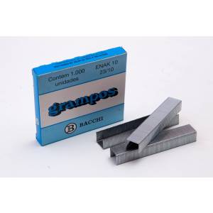 GRAMPO 23/10 C/ 1.000 Unid. GALVANIZADO - BACCHI