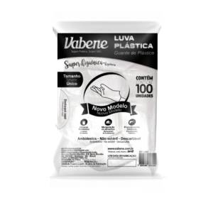LUVA PLÁSTICA, TAMANHO ÚNICO PCT C/ 100Unid. - VABENE