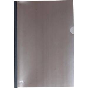 PASTA CANALETA A4 230x310x7mm FUMÊ - DELLO