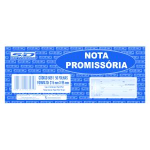 BLOCO NOTA PROMISSÓRIA C/ 50Fls - SÃO DOMINGOS