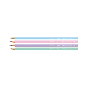 LÁPIS PRETO ECOLÁPIS MAX Nº2 TRIANGULAR TOM PASTEL - FABER C