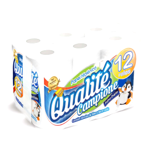 PAPEL HIGIÊNICO FOLHA DUPLA NEUTRO 30m c/ 12 ROLOS QUALITÉ I